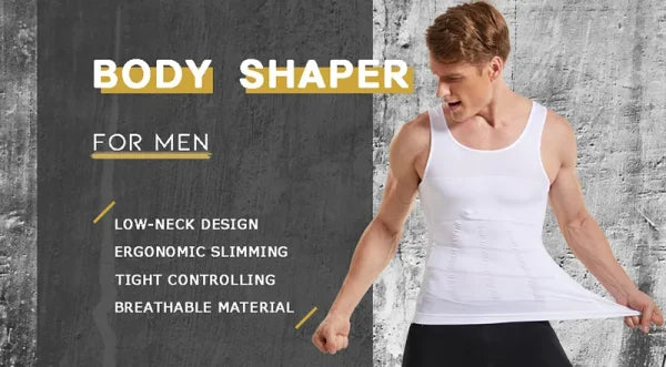 Slim N Fit Body Shaper Vest Shirt – Tank Top Sleeveless Shapewear For Men