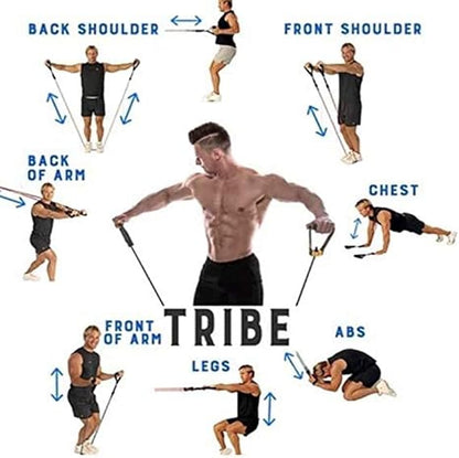11Pcs Power Resistance Band Set full body workout for men and women (50% Off)