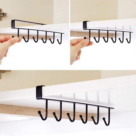 6-Hook Kitchen Hanging Organizer