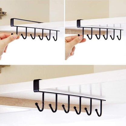 6-Hook Kitchen Hanging Organizer