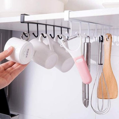 6-Hook Kitchen Hanging Organizer