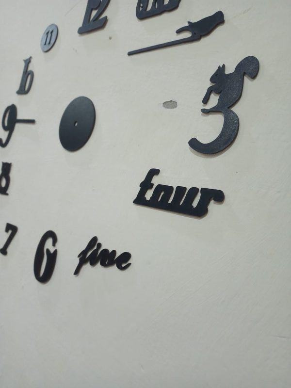 Decorative 3d Clock / Diy Clock Creative 3d Wooden Wall Clock