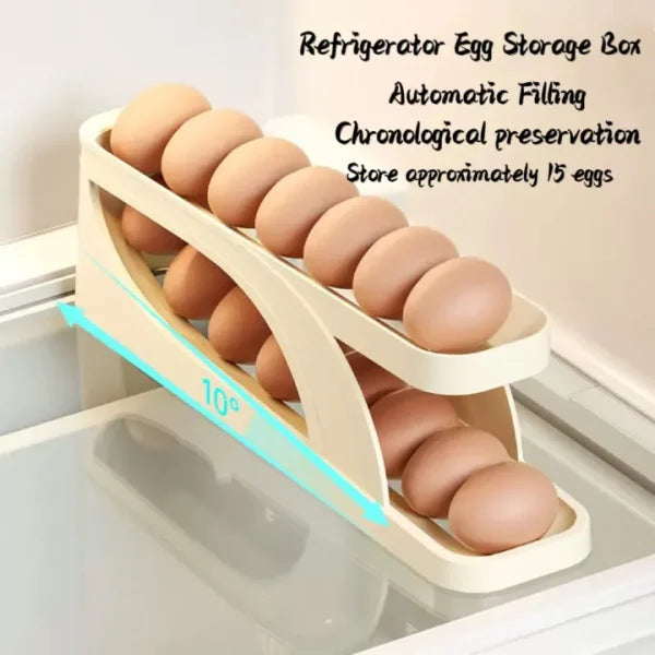 Egg Organizer – Automatic Scrolling Egg Rack