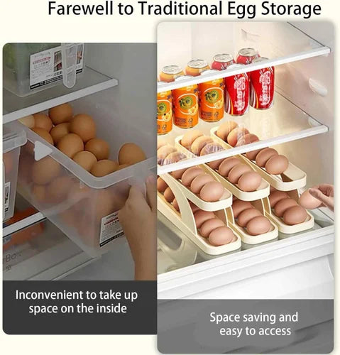 Egg Organizer – Automatic Scrolling Egg Rack