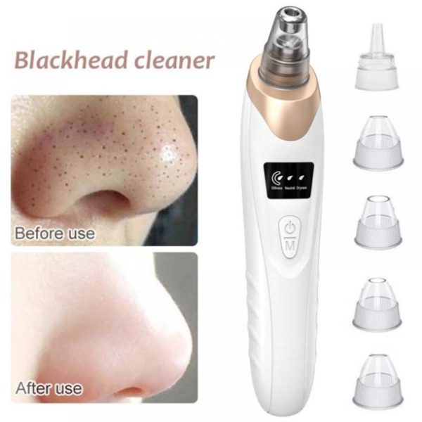 4-in-1 Rechargeable Blackhead Remover: Vacuum, Pore Cleaner, Extractor