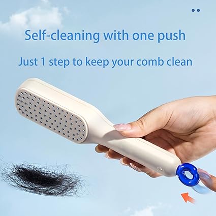 Self-Cleaning Hair Brush
