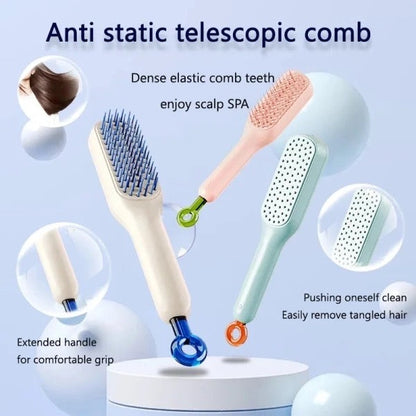 Self-Cleaning Hair Brush