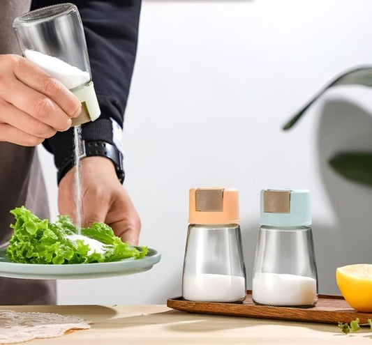 Salt Pepper Glass Jar